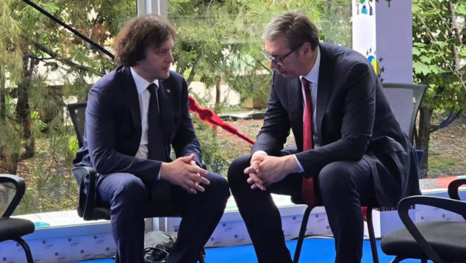 Vučić sa Kobahidzeom o izazovima sa kojima se suočavaju Srbija i Gruzija