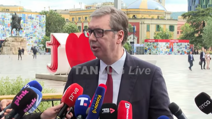 Vučić iz Tirane: Srbija dobila bitnu poruku iz evropskih institucija da je Evropa raspoložena za proširenje