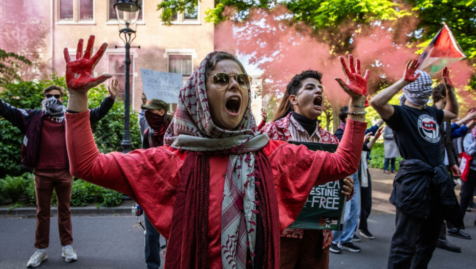 Propalestinske demonstracije u Amsterdamu: Jevrejska organizacija CIDI slavi 50 godina postojanja
