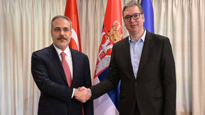 Vučić sa Fidanom: Srbija posebno pridaje značaj odnosima sa Turskom