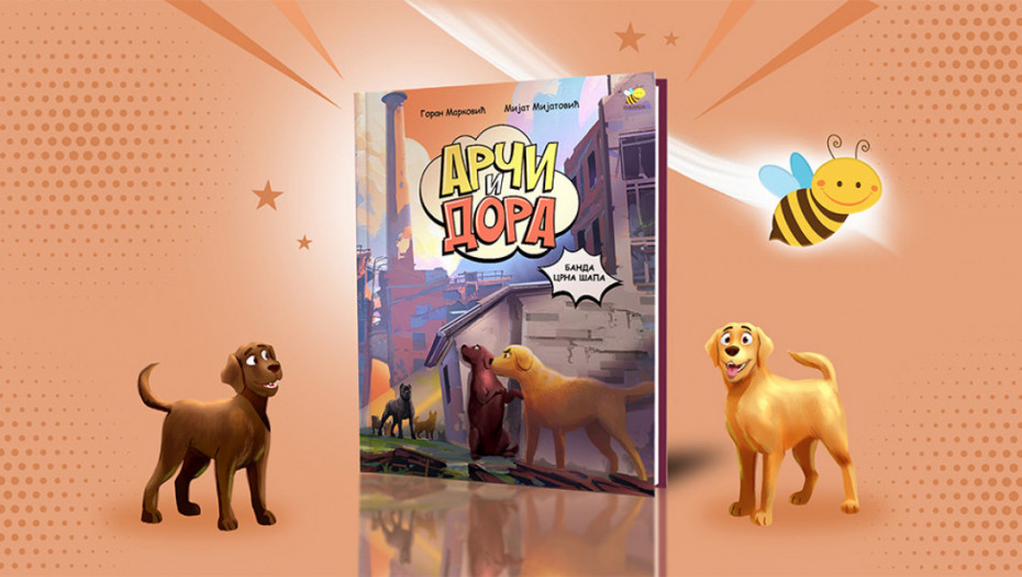 Objavljen strip "Arči i Dora - Banda crna šapa": Pratimo nove avanture čupavih drugara iz komšiluka