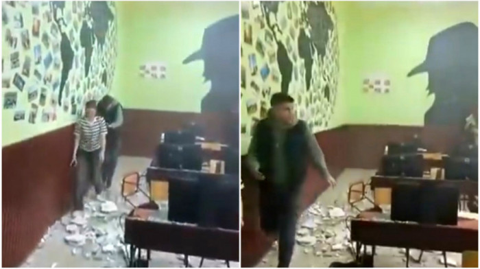 Pao plafon u gimnaziji u Bečeju: Lakše povređena jedna učenica