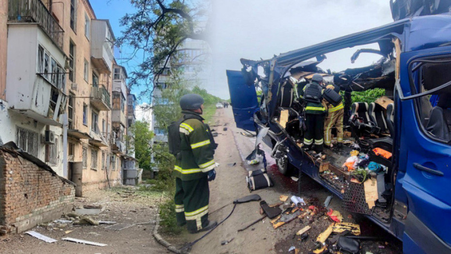 RAT U UKRAJINI U napadima ruskih dronova na Kijev povređeno 15 osoba