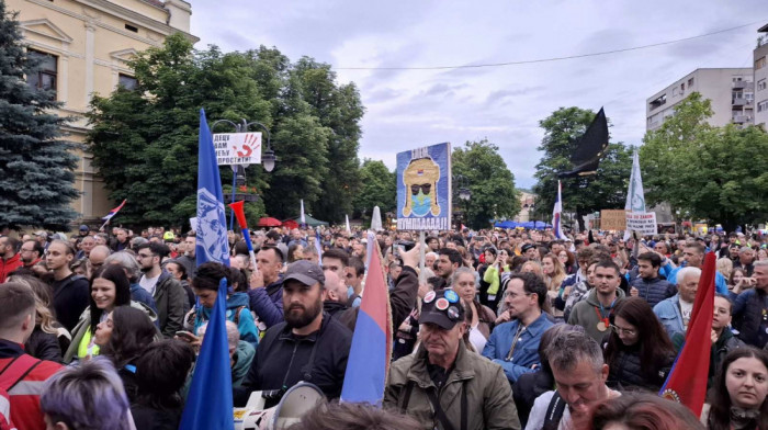 U Zaječaru protest studenata u blokadi  pod nazivom "Sloboda kreće sa istoka"
