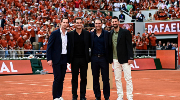 Nadal se pozdravio sa Rolan Garosom: Ispratili ga Novak, Endi i Rodžer!