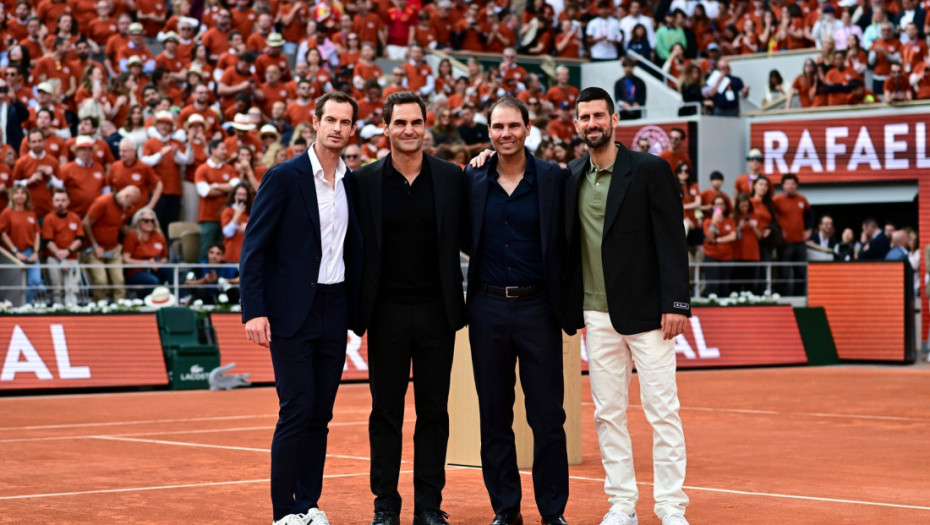 Nadal se pozdravio sa Rolan Garosom: Ispratili ga Novak, Endi i Rodžer!