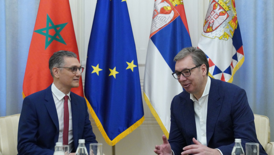 Vučić primio u oproštajnu posetu ambasadora Maroka