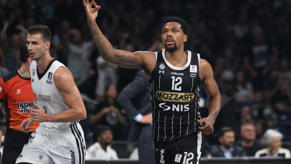 Slavi Partizan: Crno-beli probili stotku i dotukli Dubai