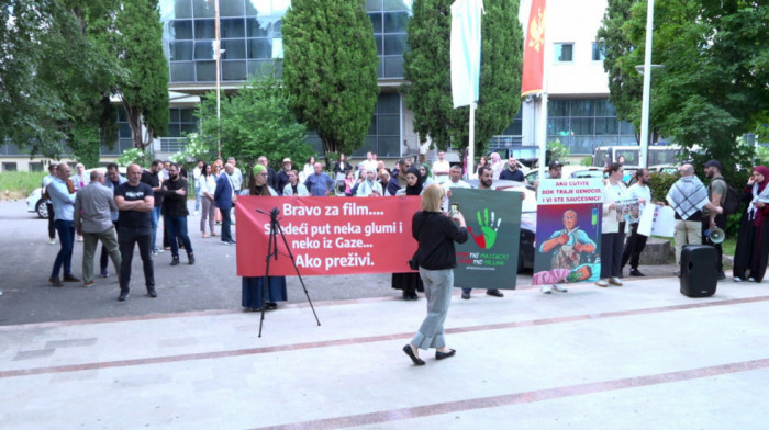 Blokirano održavanje festivala u Podgorici: Propalestinski aktivisti organizovali proteste zbog Dana izraelskog filma