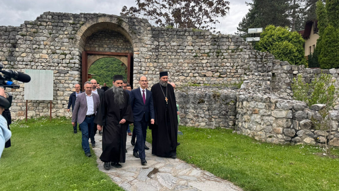 Macut obišao manastir Sopoćani: Država nastavlja ulaganja u zadužbinu srpskog kralja Uroša I
