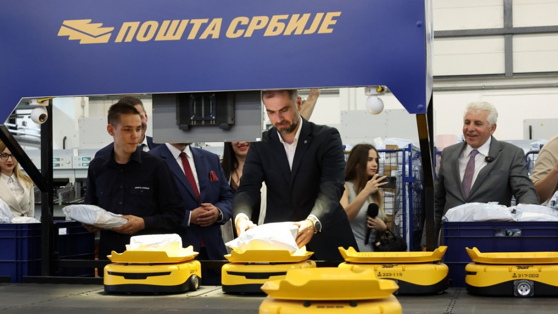 Roboti u pošti: Novi Sad dobio treći automatizovani sistem za ubrzanu obradu pošiljaka (FOTO)