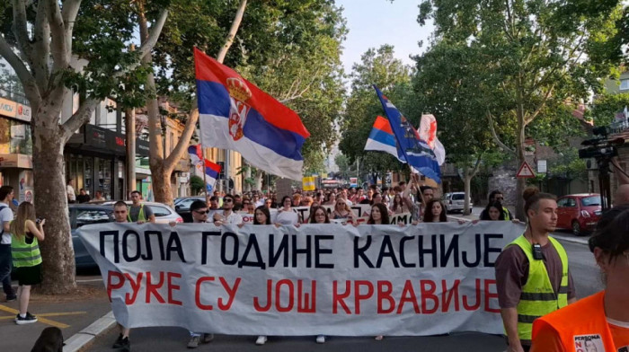 Protest u Nišu: Studenti obeležili šest meseci od početka blokade Filozofskog fakulteta