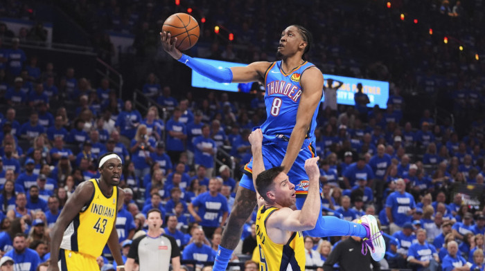 Oklahoma pobedila Indijanu i izjednačila u finalu NBA lige