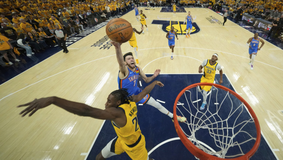 Indijana ponovo vodi u finalnoj seriji plej-ofa NBA: Oklahoma u minusu