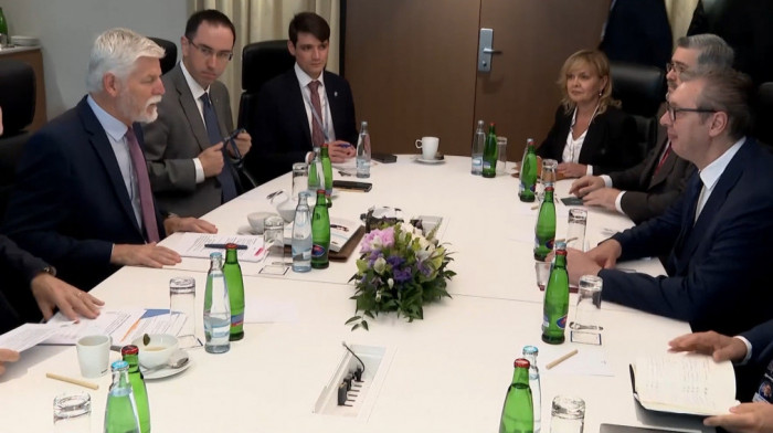 Vučić se sastao sa Petrom Pavelom u Pragu
