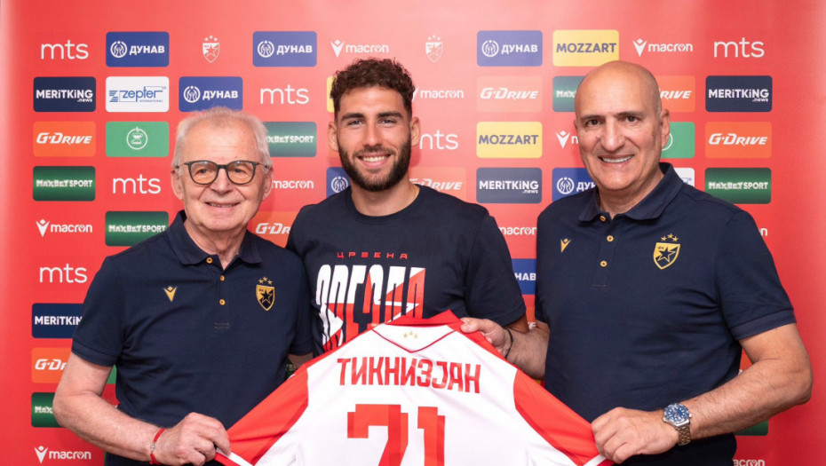 Nair Tiknizjan promovisan kao novi levi bek Crvene zvezde