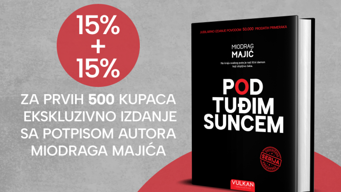Počelo je: Ekskluzivno izdanje "Pod tuđim suncem" uz popust i potpis za prvih 500 kupaca