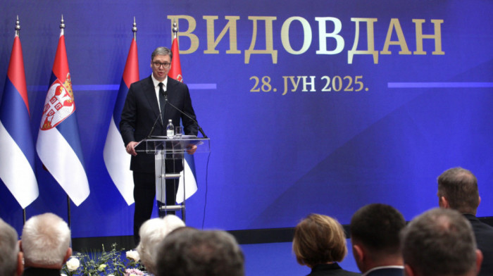 Vučić uručuje odlikovanja na Vidovdan: "Ima mnogih koji hoće da Srbija pobedi, ali i onih koji hoće da pobede Srbiju"