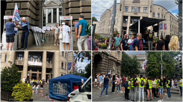 PROTEST U BEOGRADU Studenti u blokadi i grupe građana krenuli sa više lokacija ka Slaviji