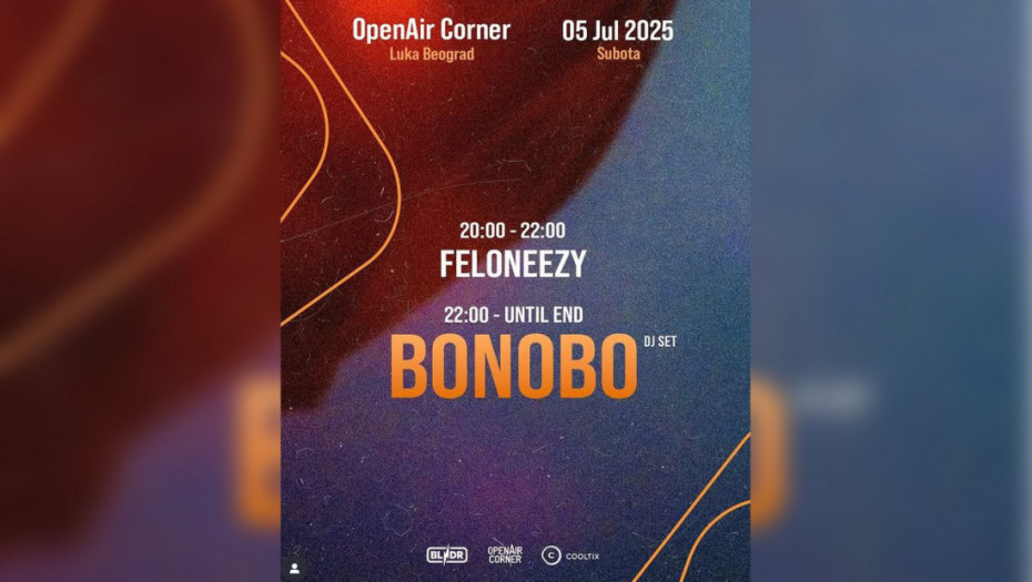 Bonobo prvi put u Beogradu – Outlier DJ set 5. jula u Luci Beograd