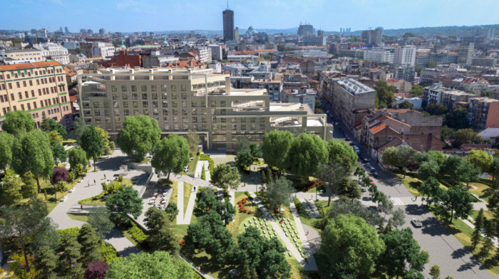 Park od Prizrenske do Karađorđeve ulice: Kako će izgledati nove zelene površine na Terazijskoj terasi (FOTO)