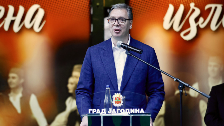 Vučić u Jagodini: Kada dođu izbori, pobedićemo ih ubedljivije nego prošli put