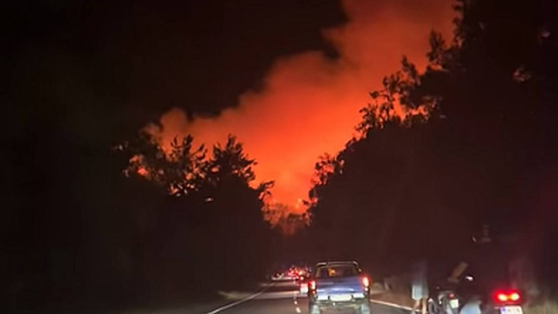 Teška situacija na Tasosu: Vetrovi ne olakšavaju gašenje požara, pola ostrva bez struje (VIDEO)