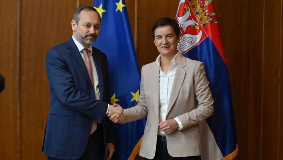 Brnabić primila u oproštajnu posetu Žiofrea: Srbiji mesto u Evropskoj uniji
