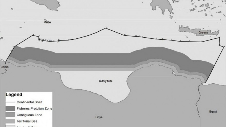 "Rat" za pomorske vode: Kontroverzna mapa Libije na kojoj poseduje morsku teritoriju sve do Krita, šta kažu Grci?