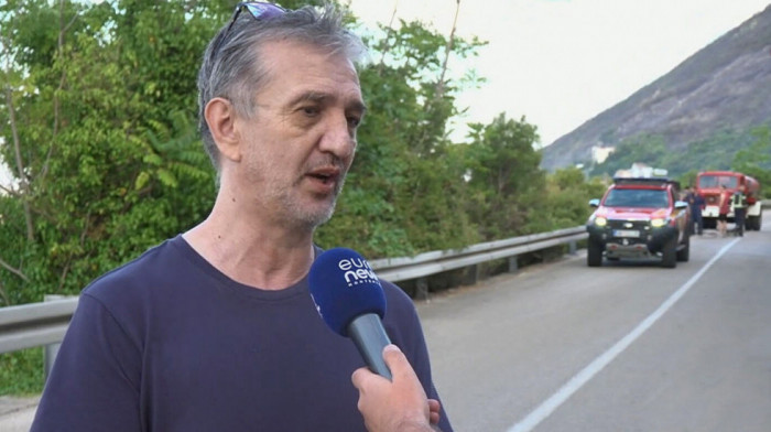 "Još nije završeno": Komandir Ćirović za Euronews o dramatičnoj borbi sa vatrenom stihijom u Njivicama