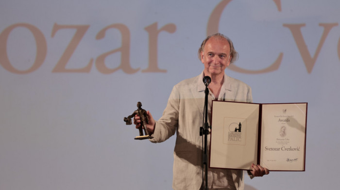 Glumcu Svetozaru Cvetkoviću uručena nagrada "Aleksandar Lifka" na Paliću