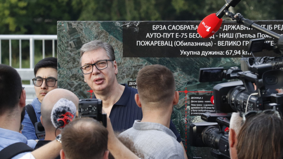 Vučić sutra obilazi radove na modernizaciji puta između Gornjih i Donjih Sinkovaca