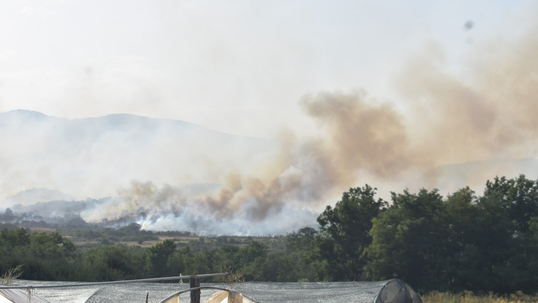 Od sedam požara u Pčinjskom okrugu, četiri lokalizovana: "Situacija još nije bezbedna"