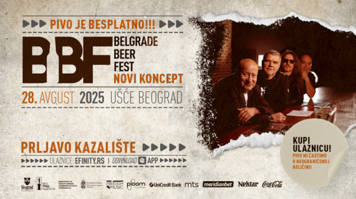Rok spektakl leta na najvećoj bini u Evropi: Prljavo kazalište dolazi na Belgrade Beer Fest
