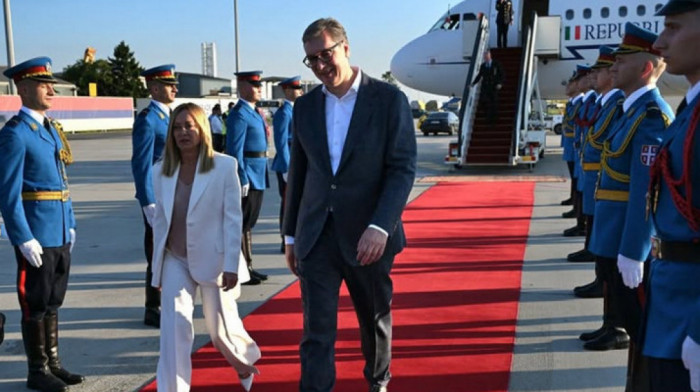 Vučić ugostio Đorđu Meloni u Beogradu: Srbija pamti prijatelje i ceni podršku u ključnim trenucima