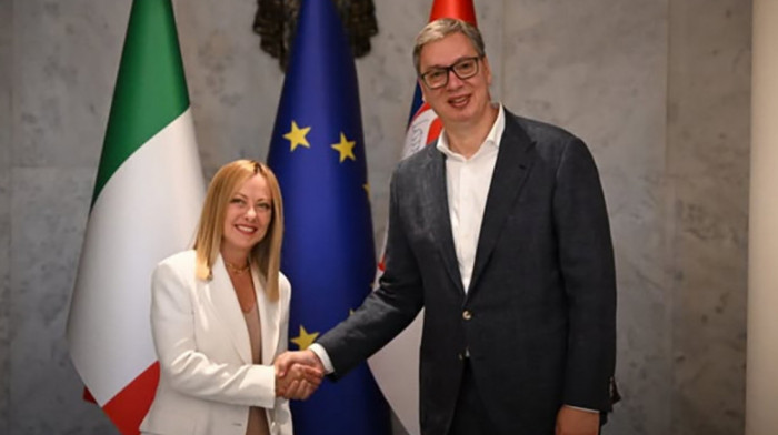 Vučić se sastao sa Meloni: Zahvalan na podršci evropskom putu Srbije i učešću Italije na Expo 2027