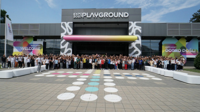 Učesnici kampa "Srbija te zove" posetili EXPO 2027 Playground na Beogradskom sajmu
