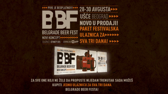 Od danas nova kategorija ulaznica za Belgrade Beer Fest 2025: Dostupan paket za sva tri dana