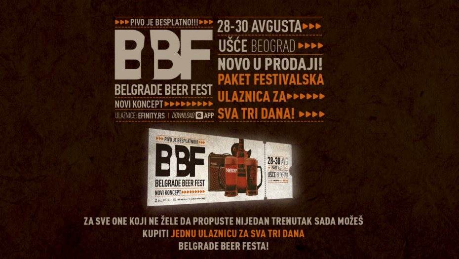Od danas nova kategorija ulaznica za Belgrade Beer Fest 2025: Dostupan paket za sva tri dana