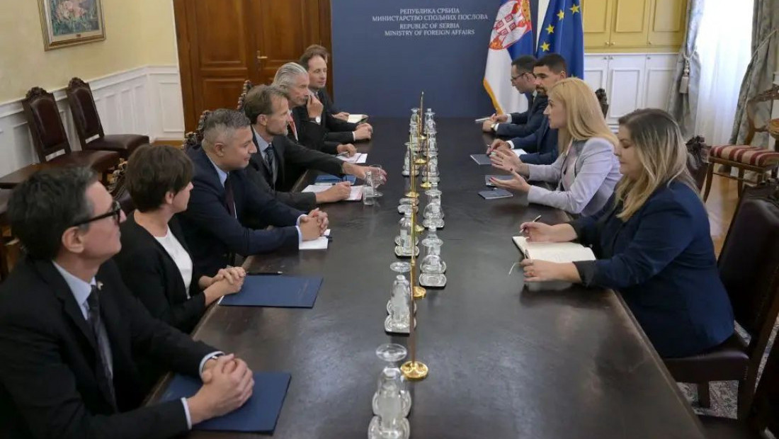 Jovanović razgovarala sa šefom Misije EU i predstavnicima ambasada Kvinte o situaciji na Kosovu
