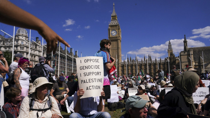 Broj uhapšenih na protestu Palestinske akcije u Londonu porastao na više od 450