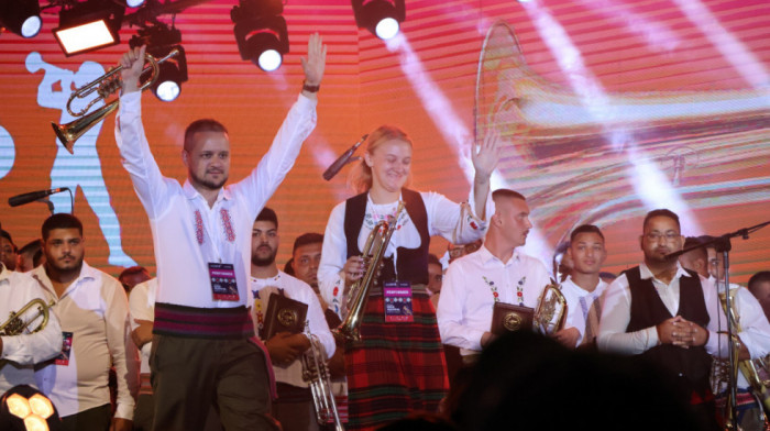 Prva truba 64. Sabora trubača u Guči je Dejvid Bajramović, najbolji orkestar Vladimira Ivanovića