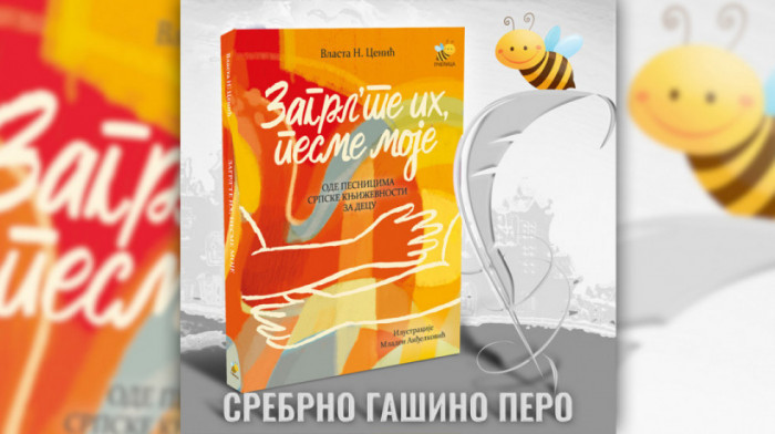 Autor Pčelice Vlasta Cenić dobitnik nagrade "Srebrno Gašino pero"