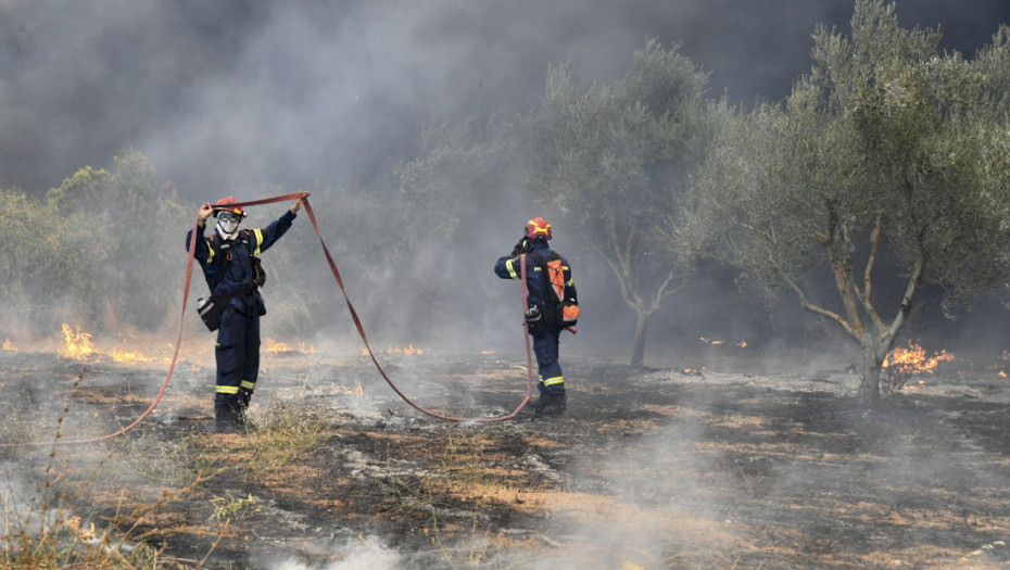 Rumunski vatrogasci stigli u Grčku: U toku je borba sa požarima oko Megare