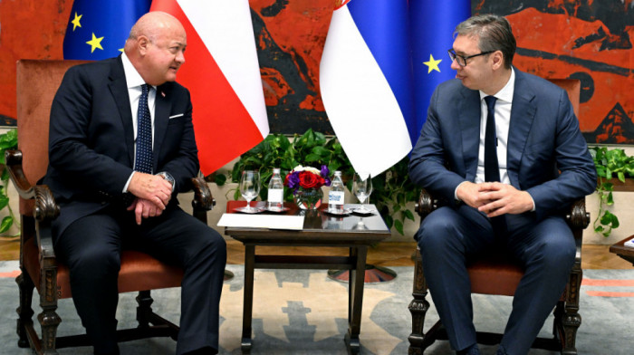 Poseta austrijskog kancelara predsedniku Srbije protekla u više nego prijateljskoj atmosferi