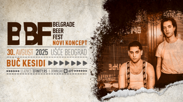 Buč Kesidi na Belgrade Beer Festu: "Moderne veze" uživo na Ušću