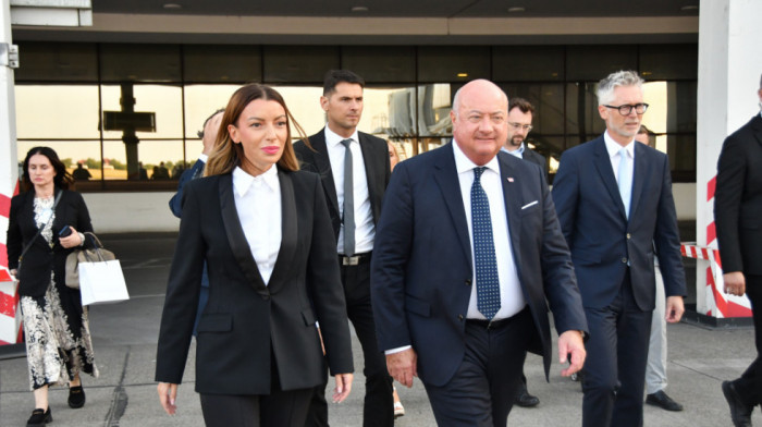 Mesarović ispratila Štokera nakon završetka posete Srbiji