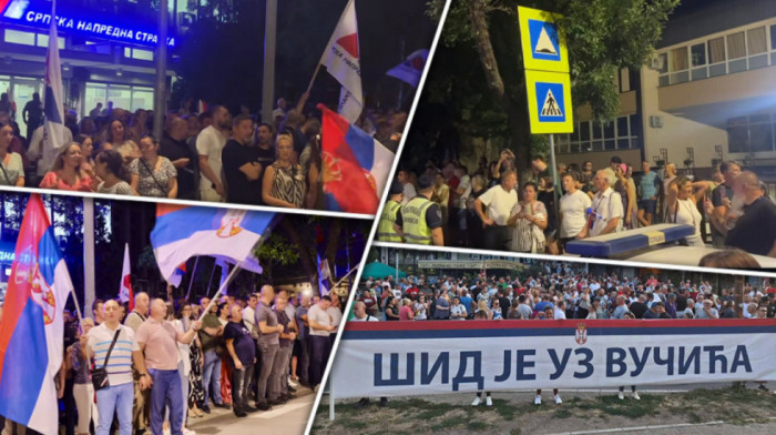 Masovni skupovi pristalica SNS u više gradova Srbije