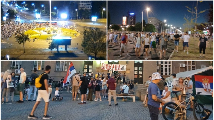 Protesti u Srbiji: Policija se rasporedila u kordon u Ulici kneza Miloša i razdvaja dve grupe