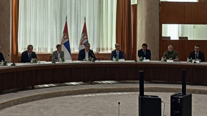 Sednica Saveta za nacionalnu bezbednost u Palati Srbija
